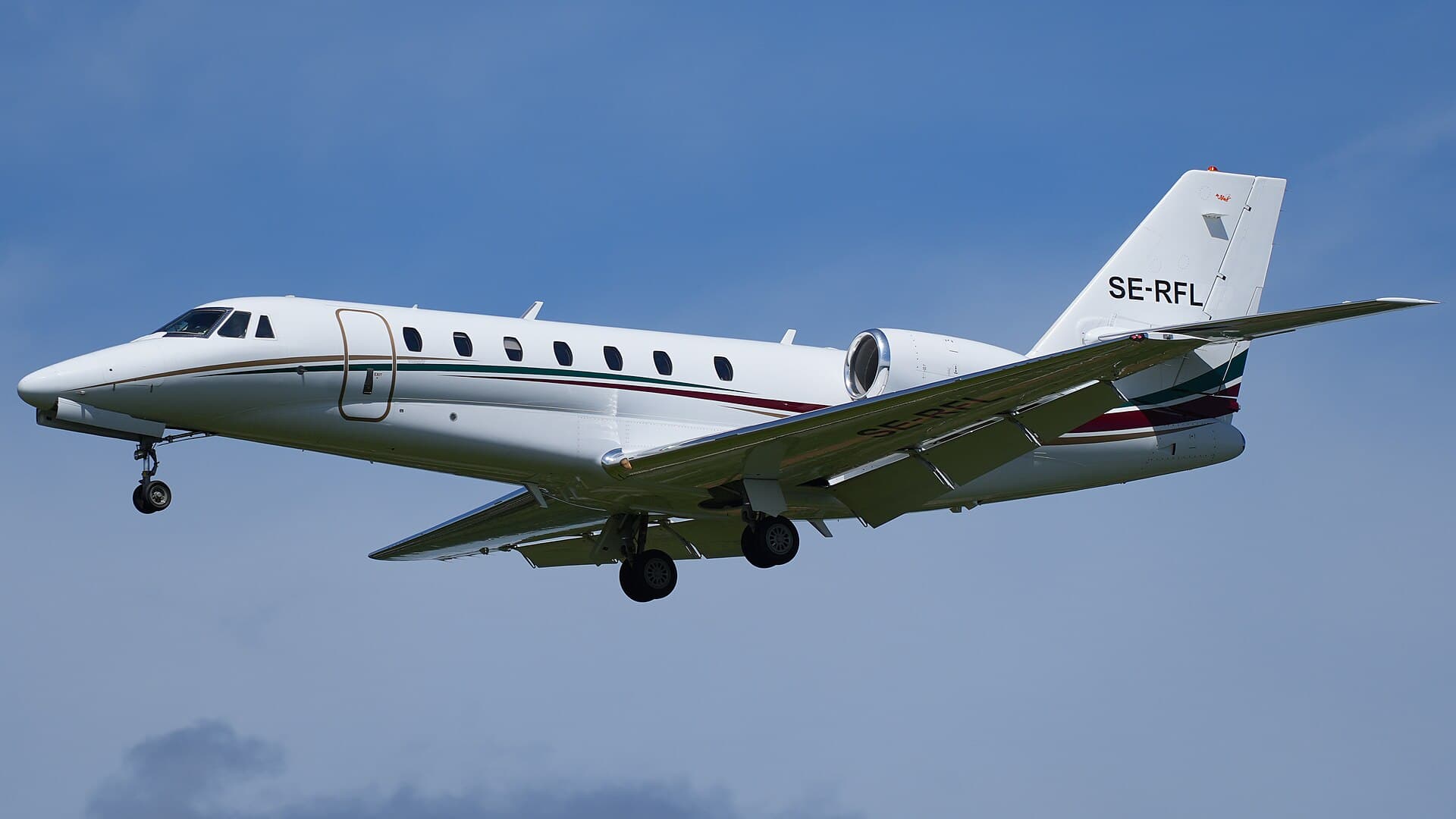 A Citation Sovereign on the ground